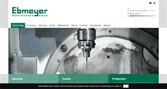 Desktop Screenshot of ebmeyer.eu